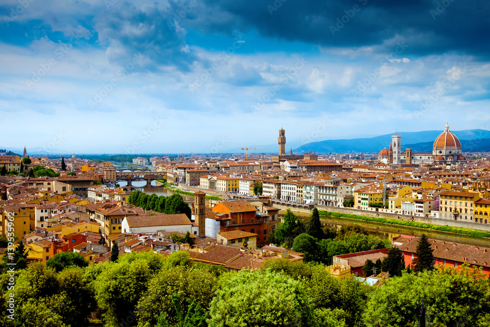 Panorama view of Firenze