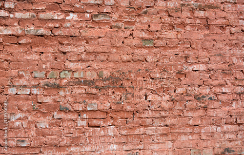 old brown brick wall, vintage, texture, background