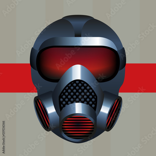 Biohazard Gas Mask Icon