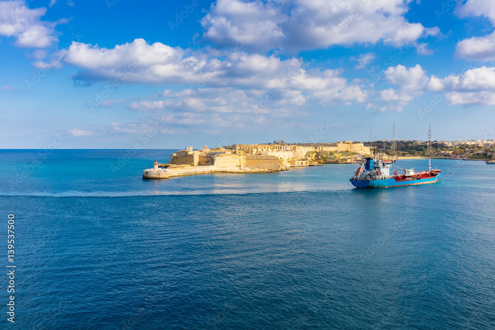 Malta Valletta ad Harbor Fort Rcasoli - Rikażoli - Grand Harbor