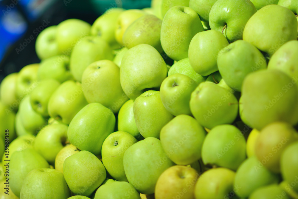 Freshly apples at a local farmers market Freshly apples at a local farmers market