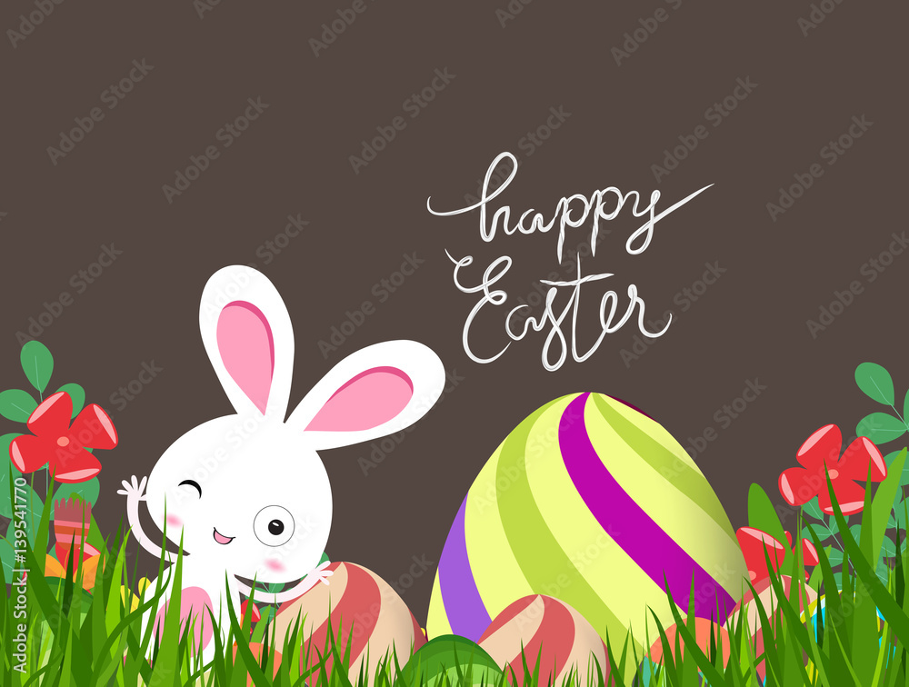 green easter eggs and bunny background green easter eggs and bunny background