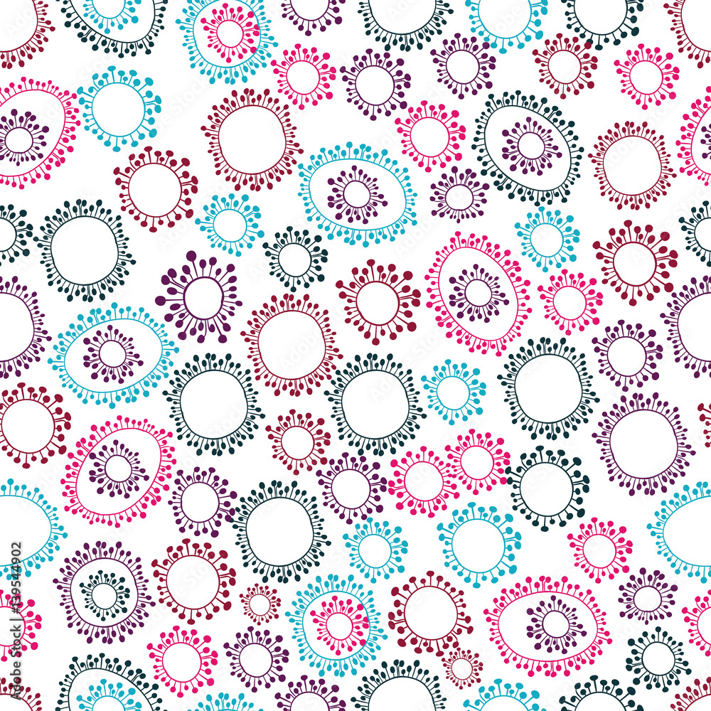 abstract doodle pattern