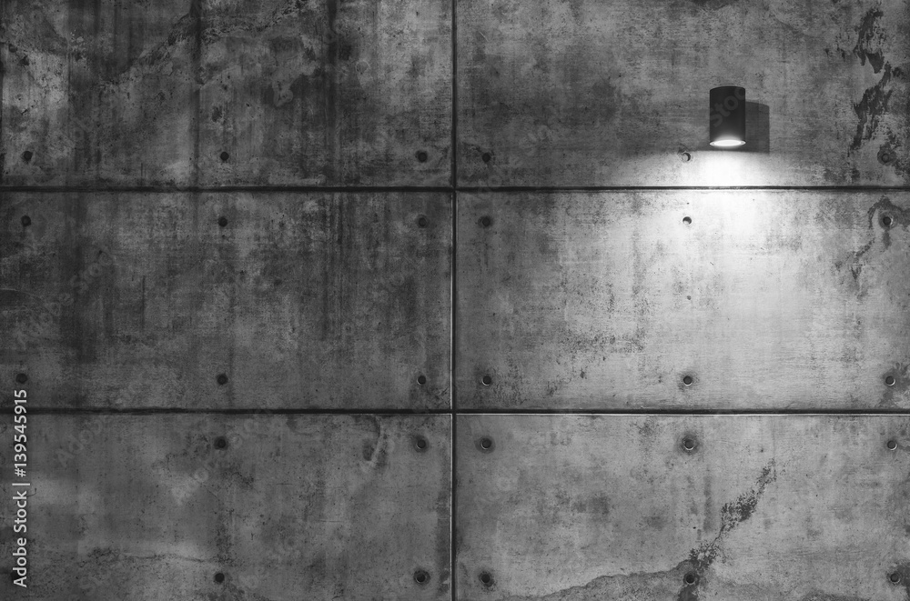 Fototapeta Grungy betonowa ściana i światło