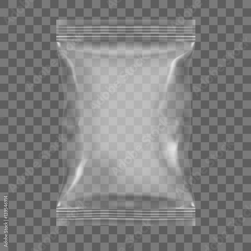 Transparent Packaging For Snacks, Chips, Sugar, Spices, Or Other Food