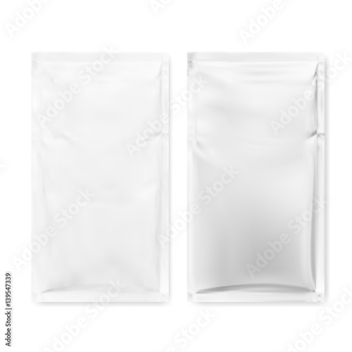 White Blank Paper And Foil Food Packing