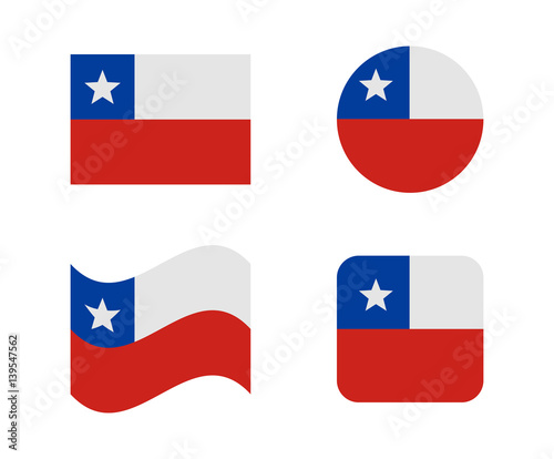 set 4 flags of chile Free Download set 4 flags of chile - GFXLoad