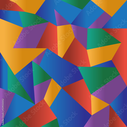 Abstract colorful polygonal mosaic background