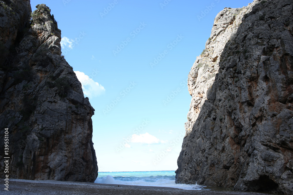 Idyllic seaside on Majorca Island, Balearic Islands, Spain