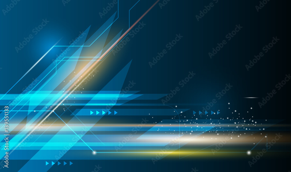 Vector Abstract, science, futuristic, energy technology concept ...