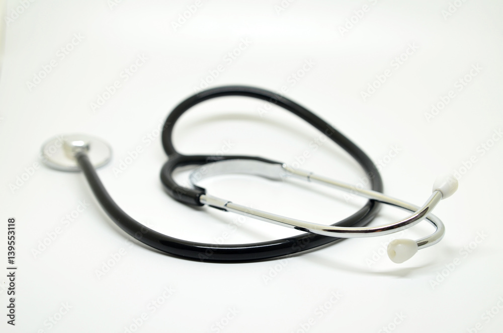 Medical stethoscope isolated Medical stethoscope isolated