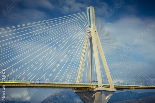 Rio-Antirrio Bridge (Charilaos Trikoupis) in Patras photo