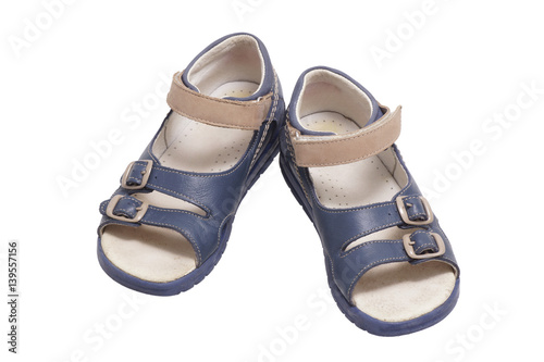 Children's shoes sandals.