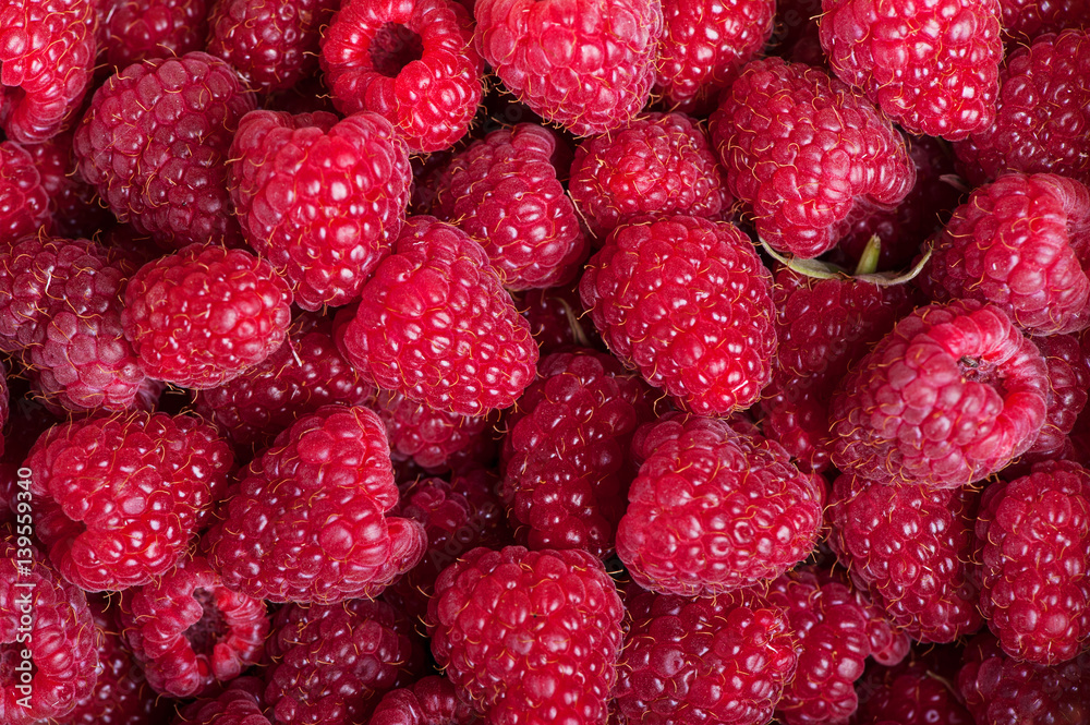 Delicious fresh raspberries Delicious fresh raspberries