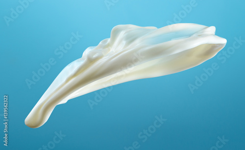 Milk splash isolated. With clipping path.