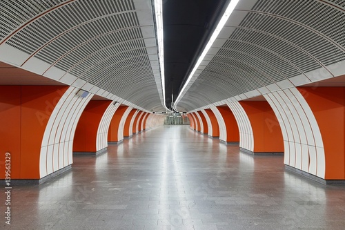 Metro station underground