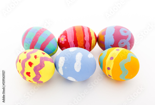 Handmade easter eggs