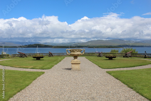Bantry Garden View to Sea in Cork Ireland photo