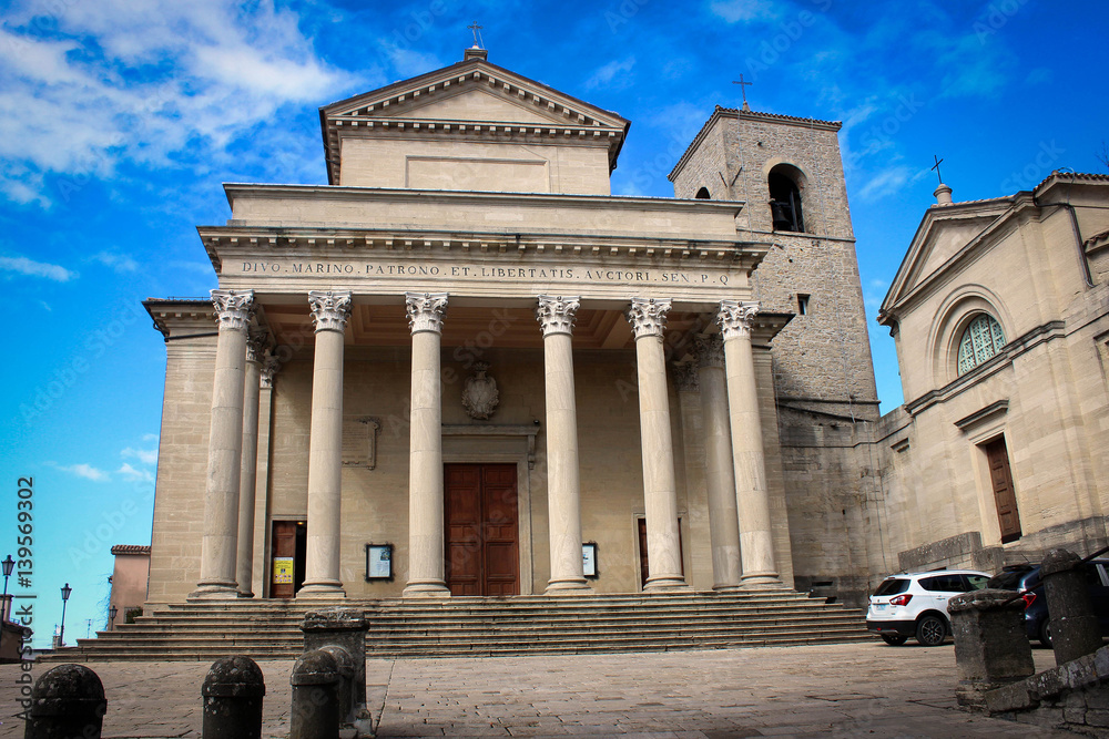 Fototapeta premium The Cathedral of San Marino