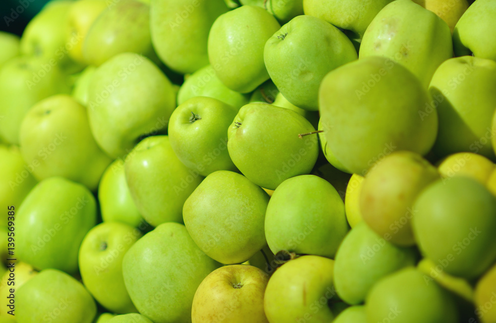 Freshly apples at a local farmers market Freshly apples at a local farmers market