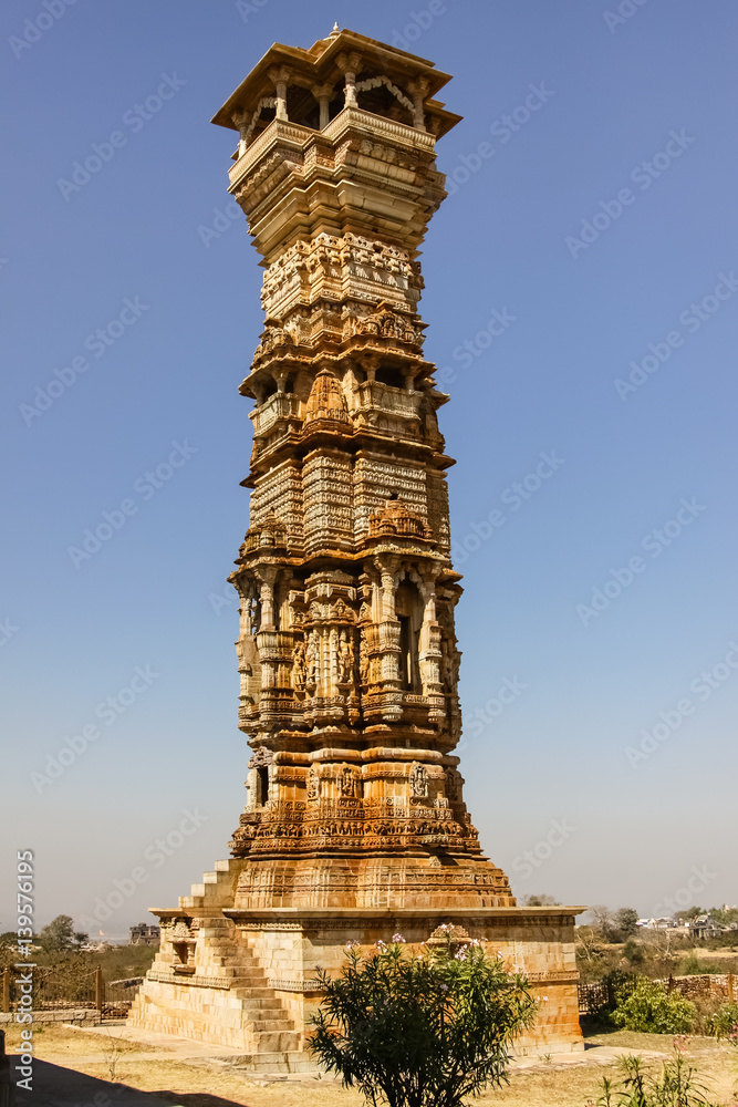 Kirti Stambha, Chittorgarh Fort, Rajasthan, India