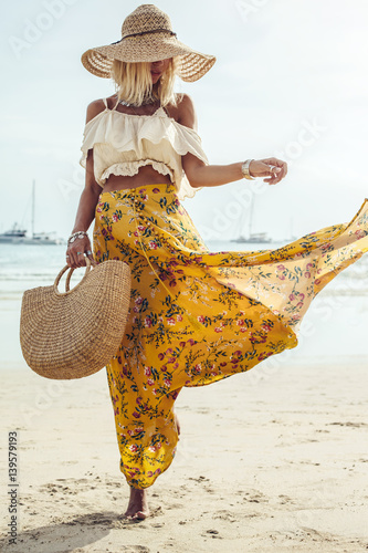 Photography Boho beach clothing style