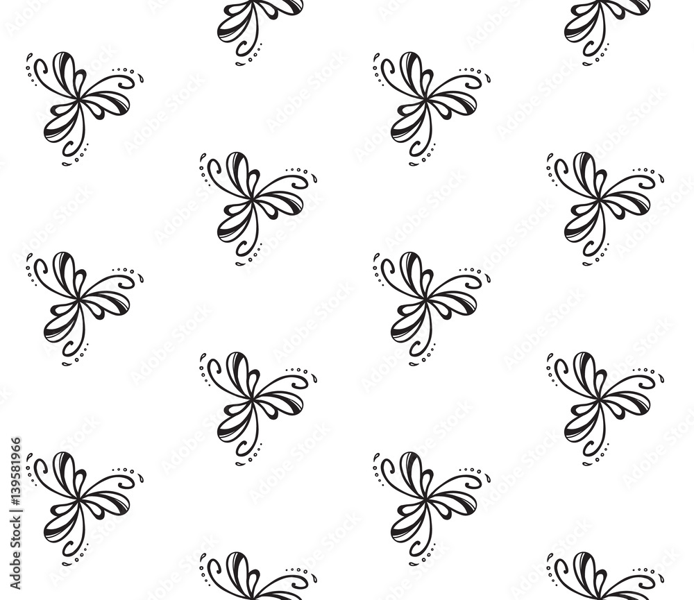 Elegant seamless pattern