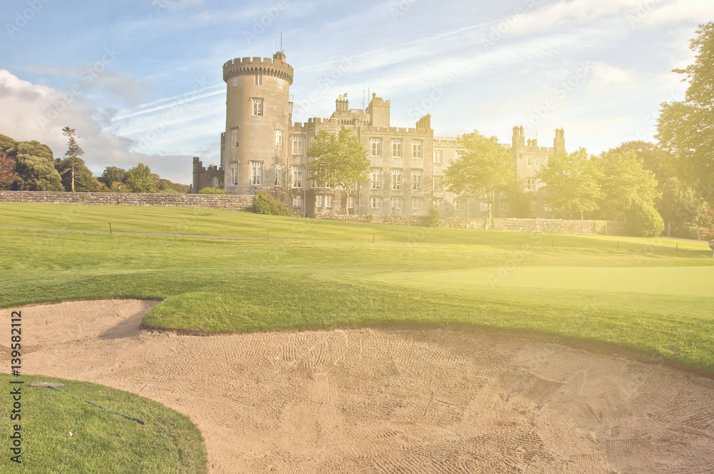 Fototapeta premium beautiful irish landscape scenery from the west coast of ireland aliong the wild altantic scenic route.