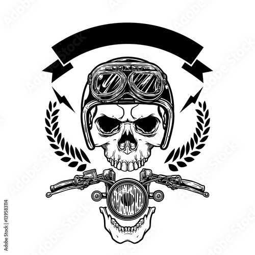 Biker Skull Ornaments