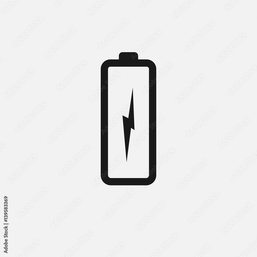 Battery charging icon Vector. Battery charging icon Vector.