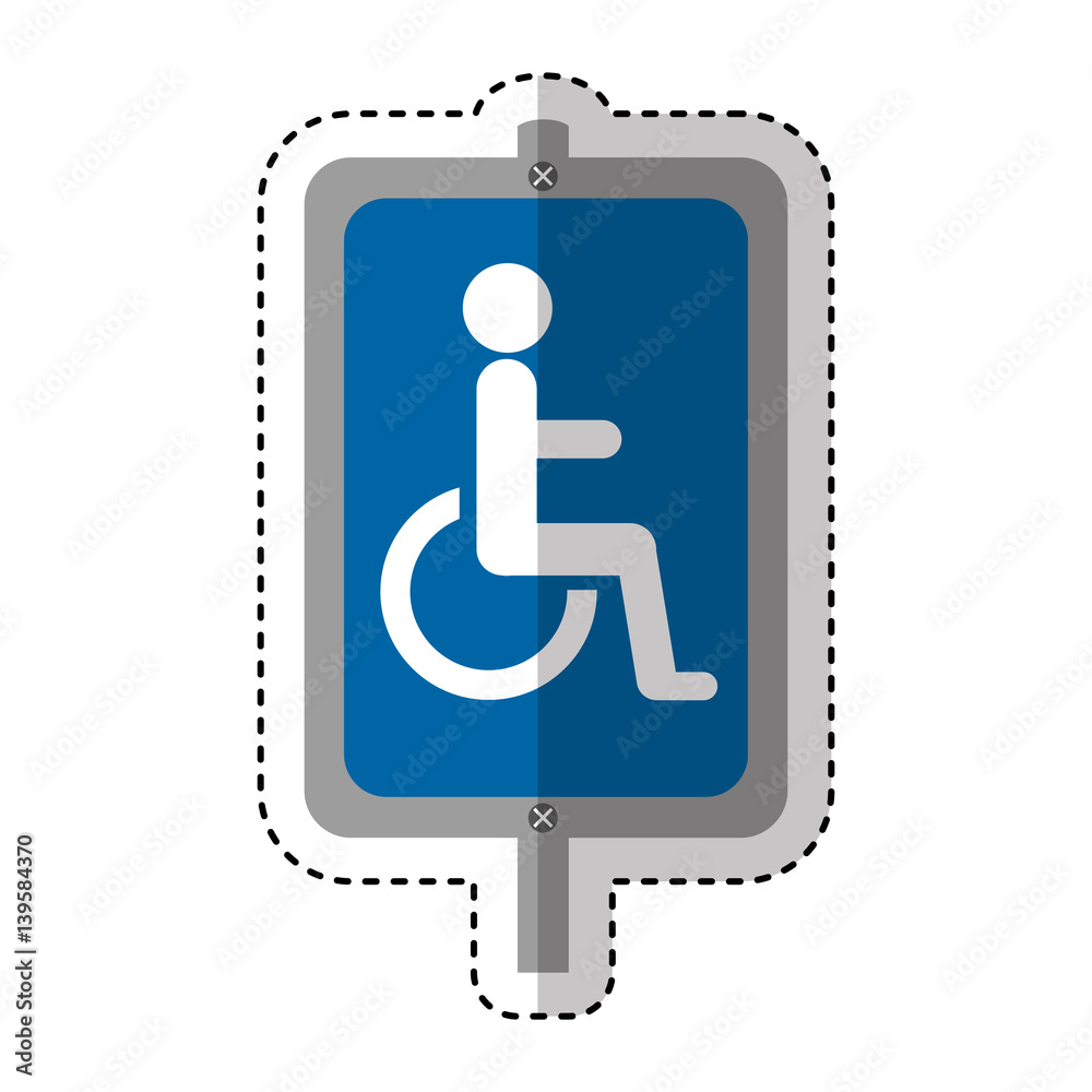 disable person in wheelchair silhouette vector illustration design disable person in wheelchair silhouette vector illustration design