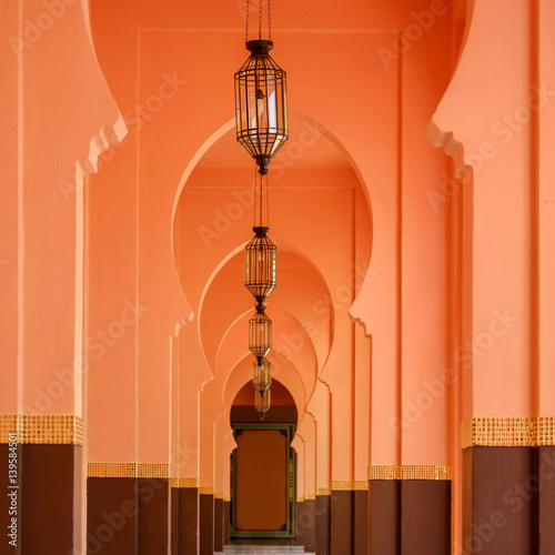 Lighting in the hallway.