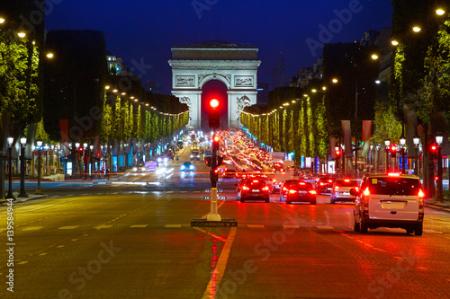 Arc de Triomphe in Paris Arch of Triumph © lunamarina