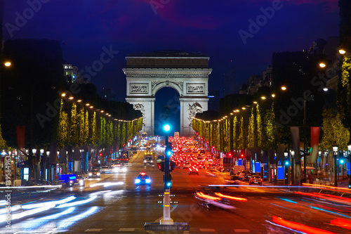 Arc de Triomphe in Paris Arch of Triumph © lunamarina