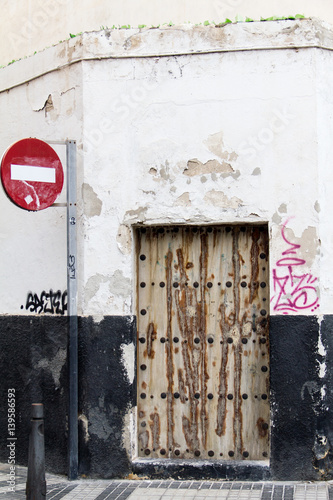Wooden door