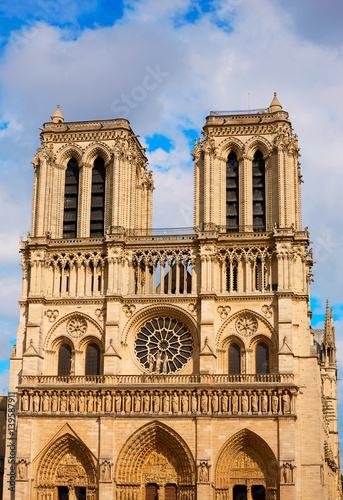 Notre Dame cathedral in Paris France