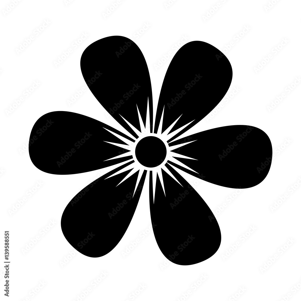 cute flower isolated icon vector illustration design cute flower isolated icon vector illustration design
