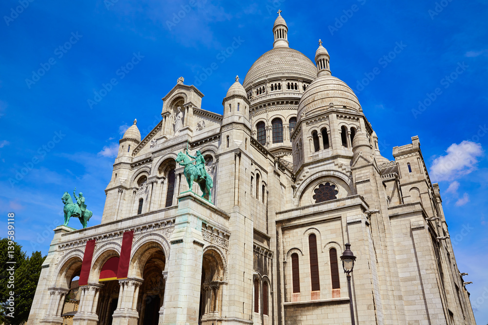 Sacre Coeur Basilique in Montmartre Paris