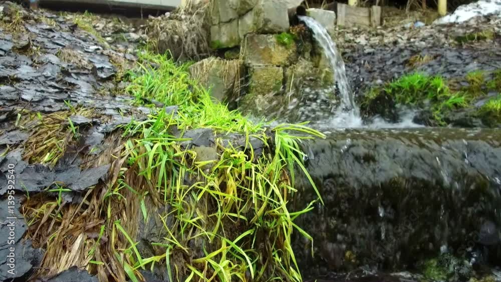 spring with drinking water clear transparent spring with drinking water clear transparent