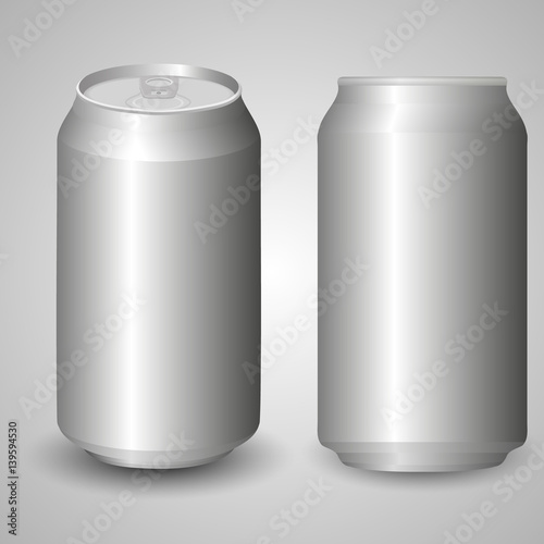 The image of the empty layout for your design. Package design. Bottle with water drops. Mock up illustration. Bank of carbonated water. Tasty drink, can lemonade or beer.