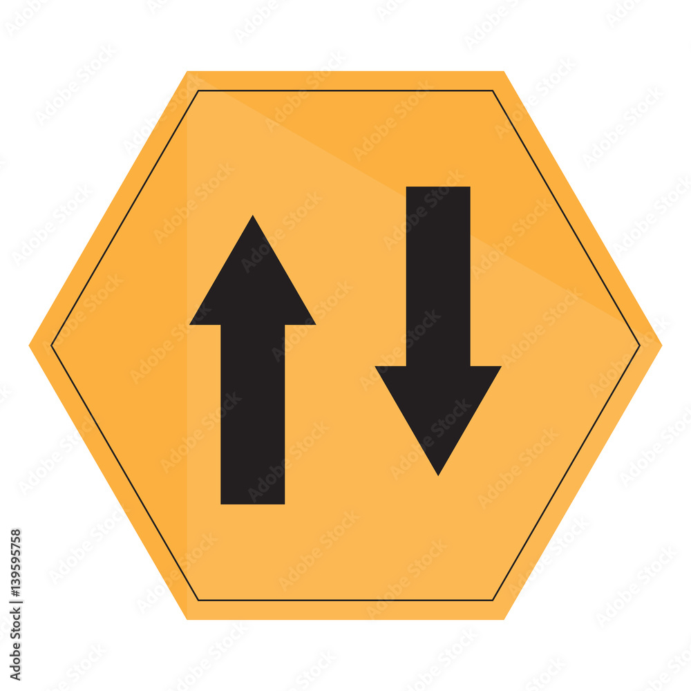 Isolated transit signal on a white background, Vector illustration Isolated transit signal on a white background, Vector illustration