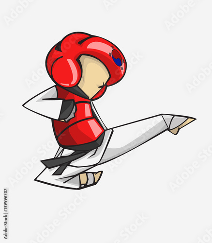 Taekwondo. Martial art