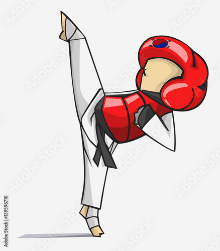 Taekwondo. Martial art