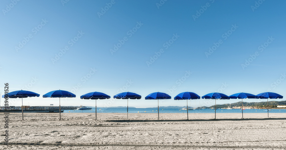 umbrellas on the beach