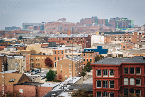 View of Jonestown, in Baltimore, Maryland. © jonbilous