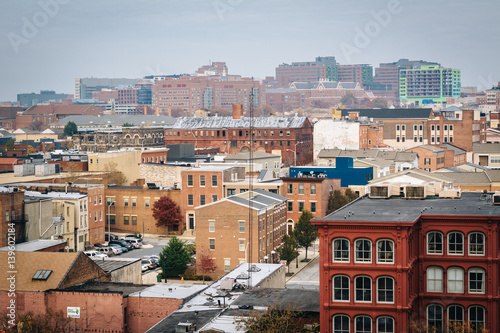 View of Jonestown, in Baltimore, Maryland. photo