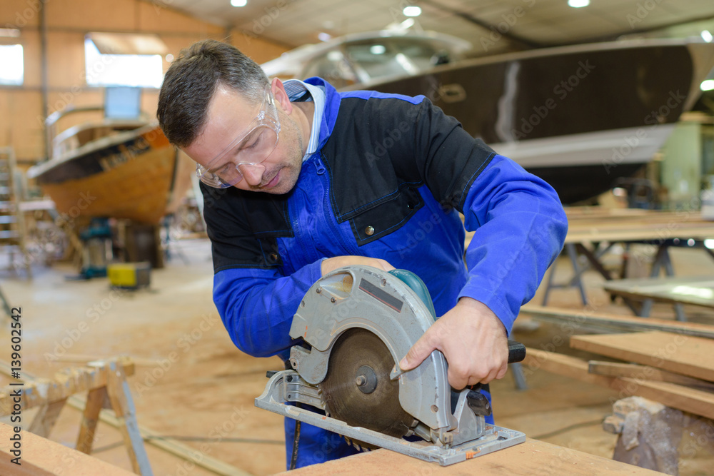 working on boat building working on boat building