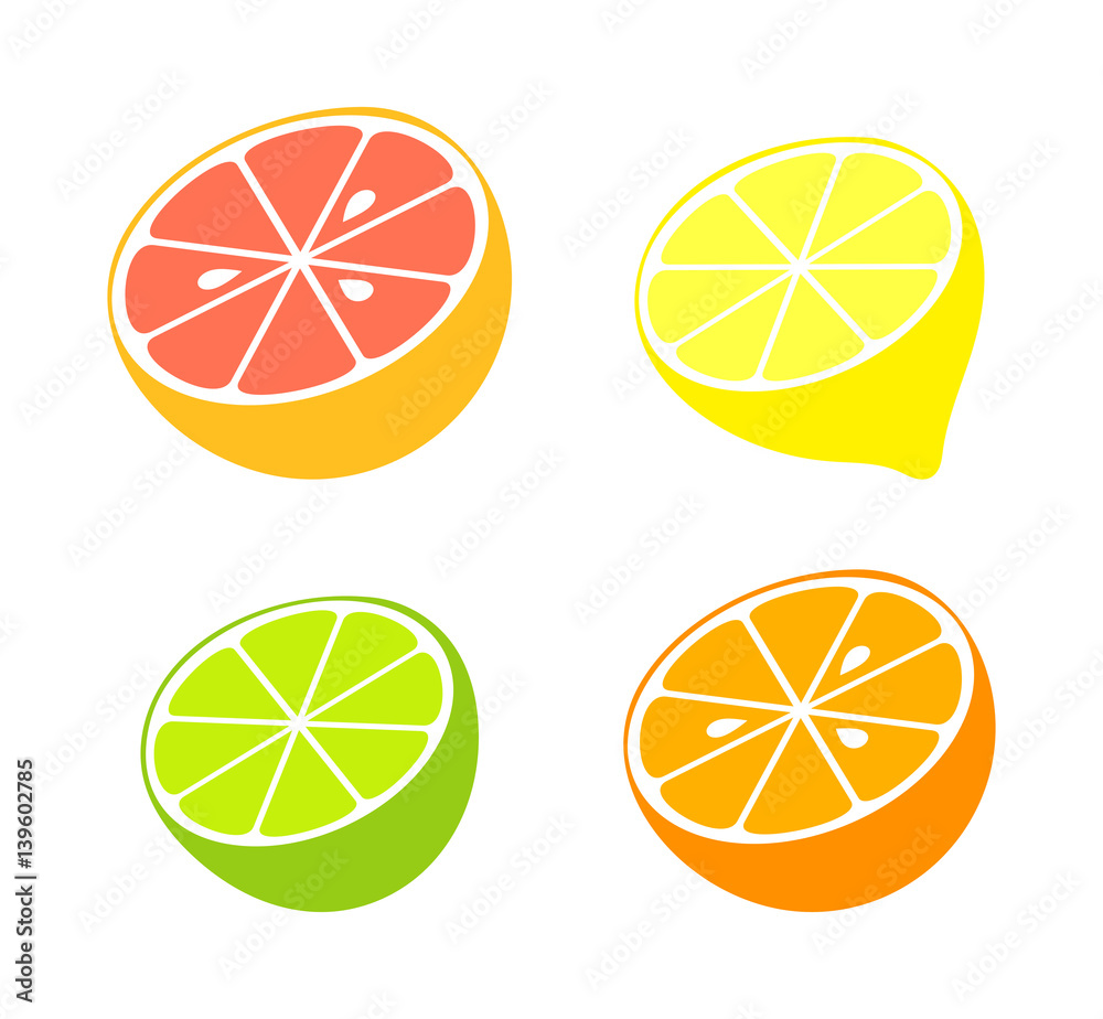 Citrus fruit collection Citrus fruit collection