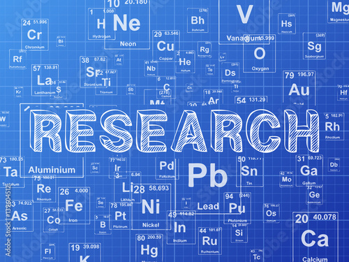 Research Element Blueprint Background