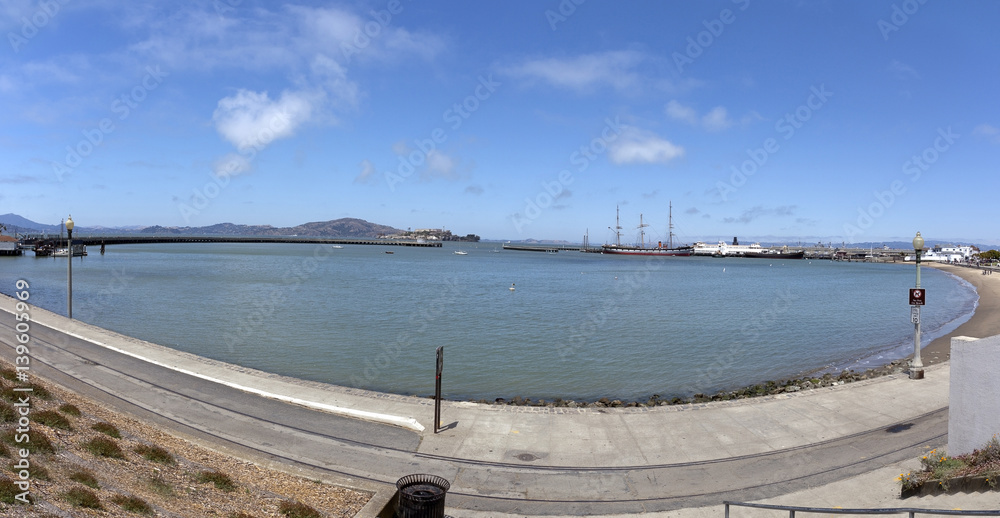 San Francisco Bay at Aquatic Park.